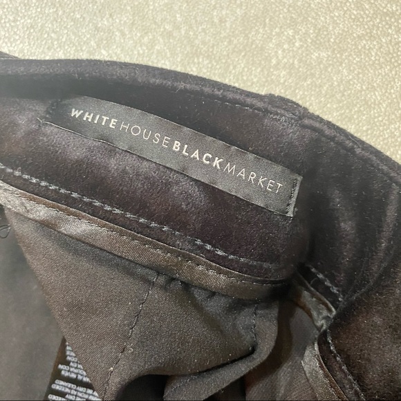 White House Black Market Velvet Pants - Picture 6 of 6